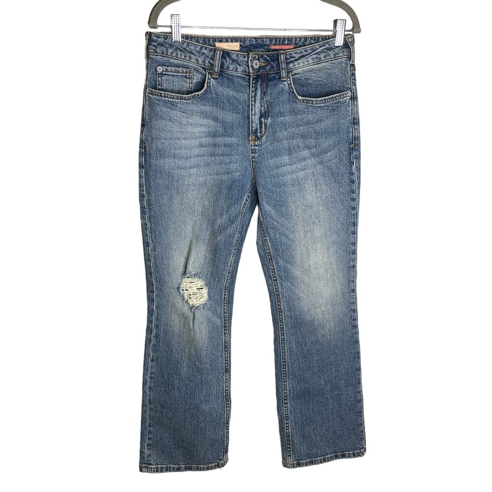 Pilcro Jeans Women's 29 Straight Distressed Ankle Length